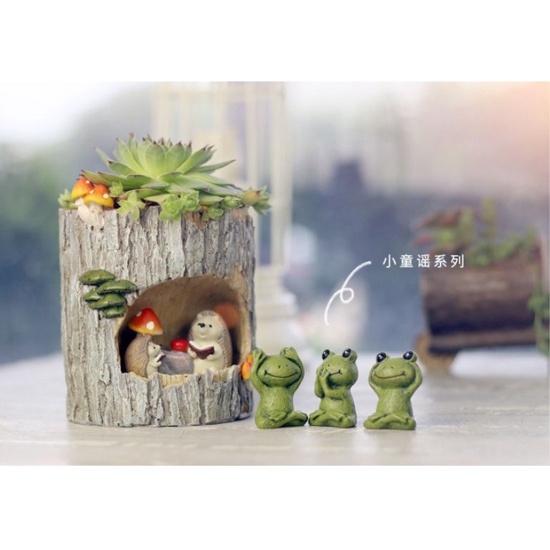 Thumbnail: 树洞小故事 Succulent Pot Cactus Pot Ceramic Pot Zakka Minimalism Planter Pasu Seramik