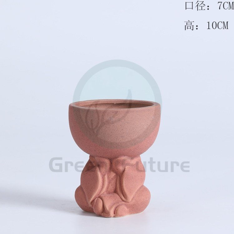 Thumbnail: Succulent Pot 人像 移速花盆 Cactus Ceramic Pot Zakka Minimalism Planter Pasu Seramik