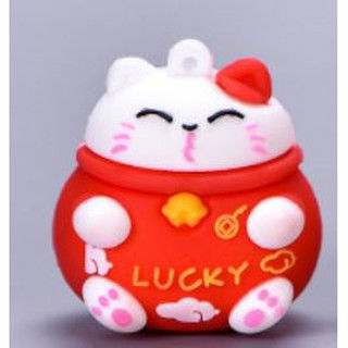 Thumbnail: 招财猫盆栽摆件 Fortune Cat Potted Plant Decoration Miniature Mini for Terrarium