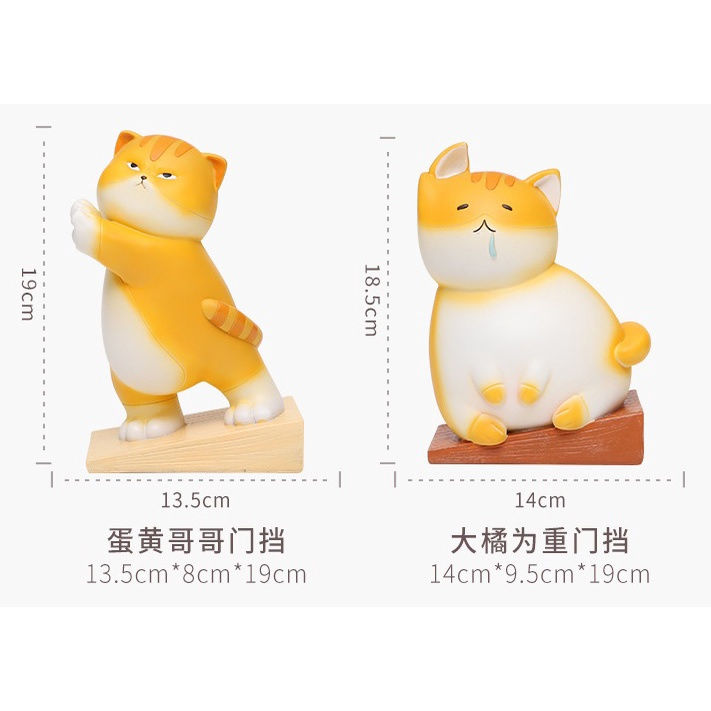 Thumbnail: Zakka Cat Design Door Stopper Wedge 可爱猫咪门挡 小猫阻门器 创意家居桌面书挡