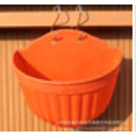 Thumbnail: COLOURFUL WALL HANGING PLASTIC POT PASU PLASTIK GANTUNG DINDING  彩色树脂壁挂花盆