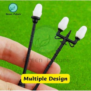 Thumbnail: 街灯 1 Pcs Miniature Diorama LED Street Light Lamp Fairy 路灯 Garden Home Micro Land