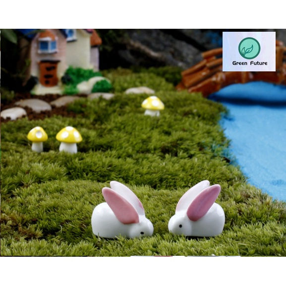 Thumbnail: RABBIT 兔子 Mini Cute Resin Decoration