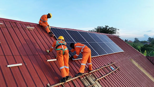 Solar panel installation