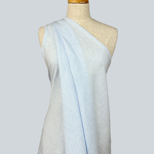 Basque Material Small Stripe SPA – Lightweight European Linen | Fabulous Fabrics