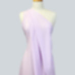 Fiji Lilac Mist cotton voile draped on a mannequin
