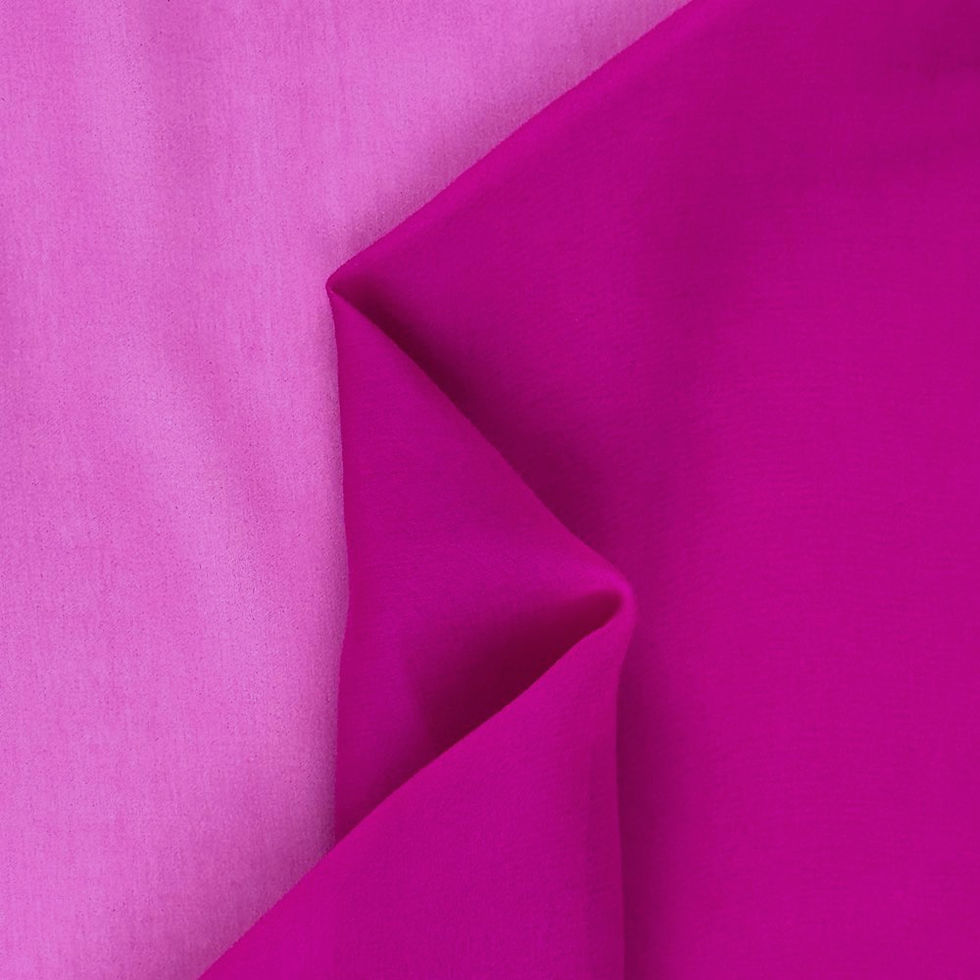 Draped Stella CERISE 8mm Silk Georgette fabric