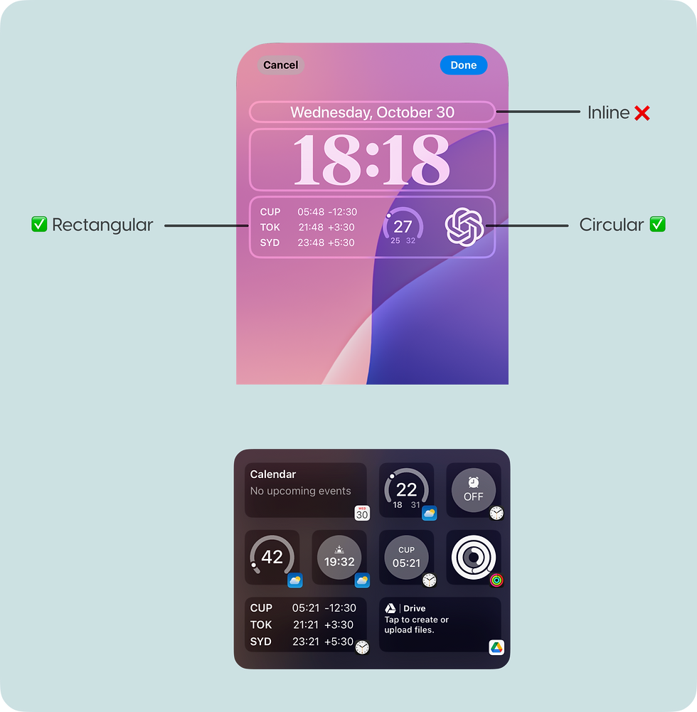 iOS Widget Research