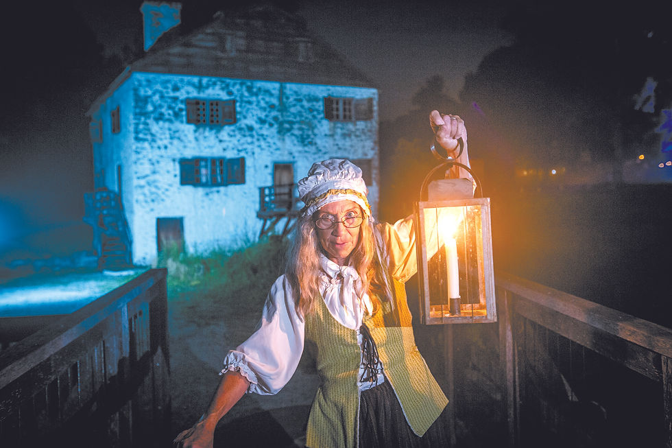 Storytellers are part of the evening marketplace at Twilight Village.