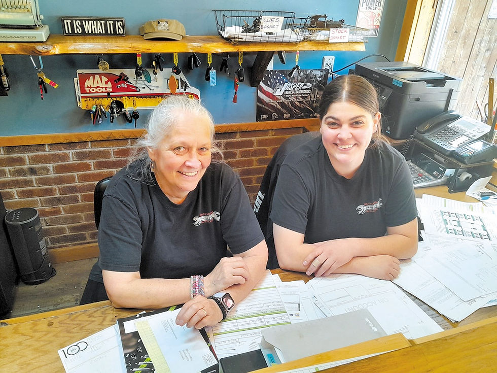 Melinda Cascio and her daughter, Martha, owner-manager of South Salem Auto Care. JEFF MORRIS PHOTO