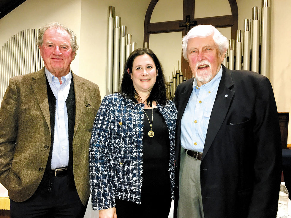 Danny Martin, Amy Edelstein and Hans Hallundbaek. JEFF MORRIS PHOTO