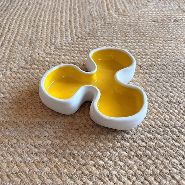 Miniature : Vide poches Totem Floral jaune M