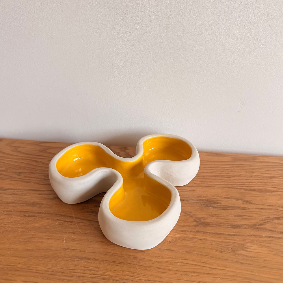 Miniature : Vide poches Totem Floral jaune S