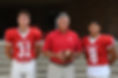 Captain Ben Cassavoy, Coach Morris, Captain Nico Chiulli.JPG