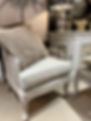 Armchair with cushion and furniture