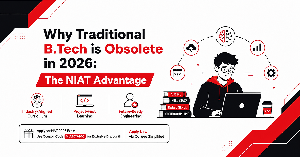 Why Traditional B.Tech is Obsolete in 2026: The NIAT Advantage