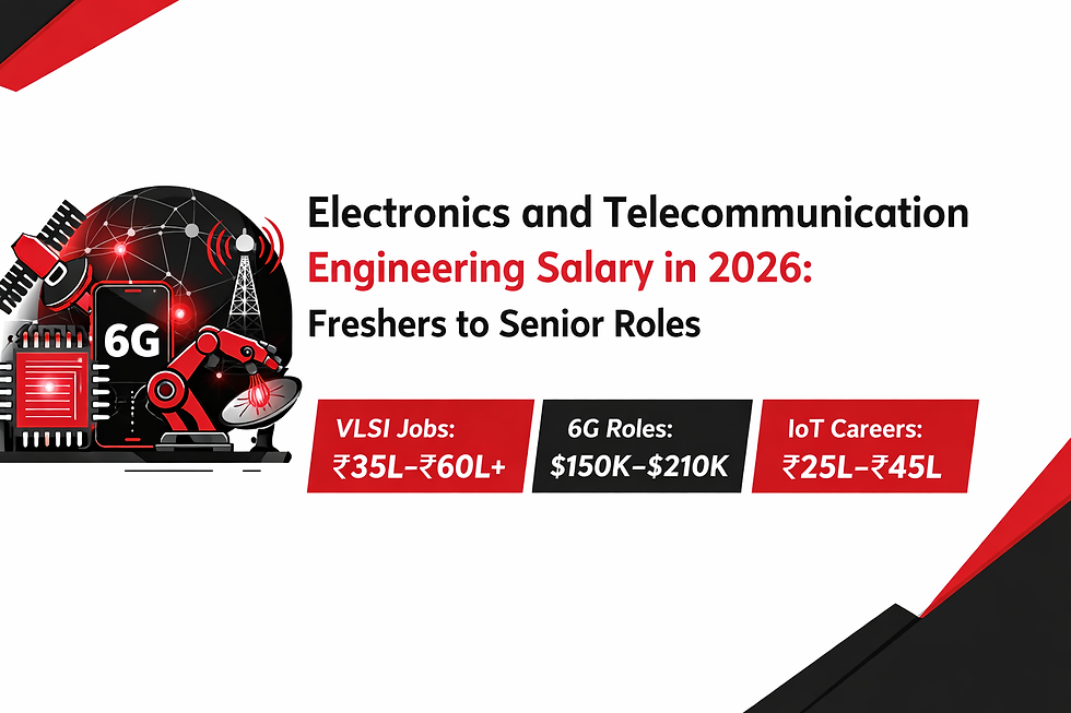 Electronics and Telecommunication Engineering Salary 2026: Freshers to Senior Roles
