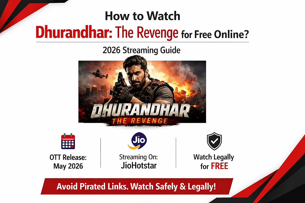 How to Watch Dhurandhar: The Revenge for Free Online? 2026 Streaming Guide