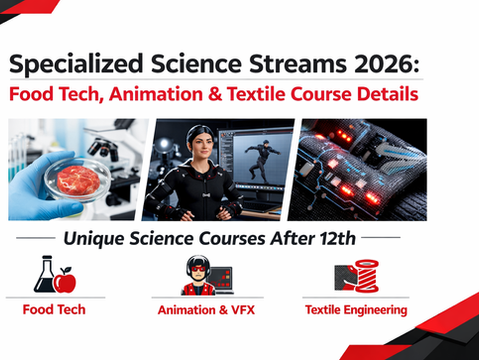 Innovative Science Courses After 12th 2026: Food Tech, Animation & Textile Careers