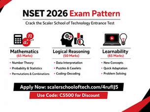 NSET 2026 Exam Pattern: How to Crack the Scaler School of Technology Entrance Test