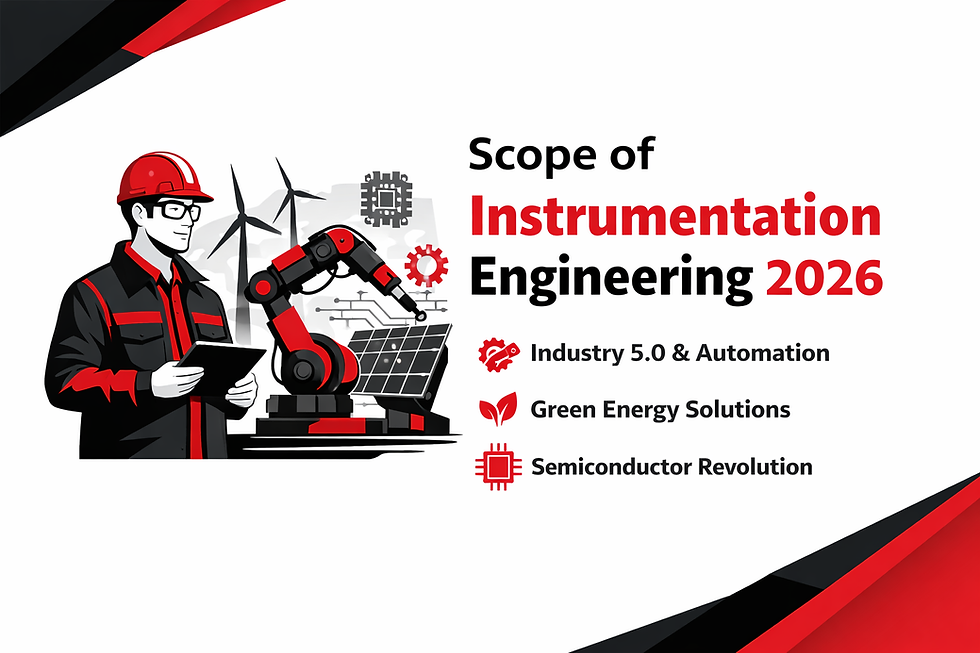 Why Instrumentation Engineering is the Best Course Choice in 2026: Scope & Future