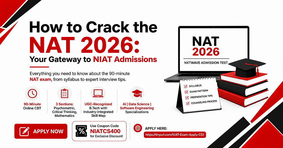 How to Crack the NAT 2026: Your Gateway to NIAT Admissions