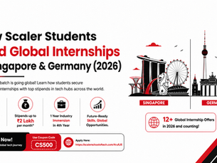 How Scaler Students Land Global Internships in Singapore & Germany (2026)