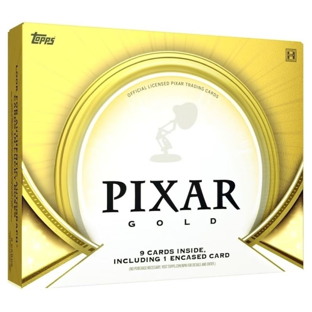 2025 Topps Pixar Gold Hobby Box - Gold Cup Cards - Disney Pixar Cards