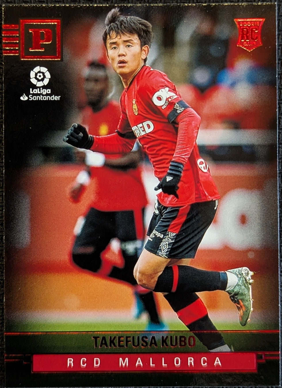 2019 Panini Chronicles La Liga #400 Takefusa Kubo Rookie RC Red - Gold Cup Cards - Soccer Cards