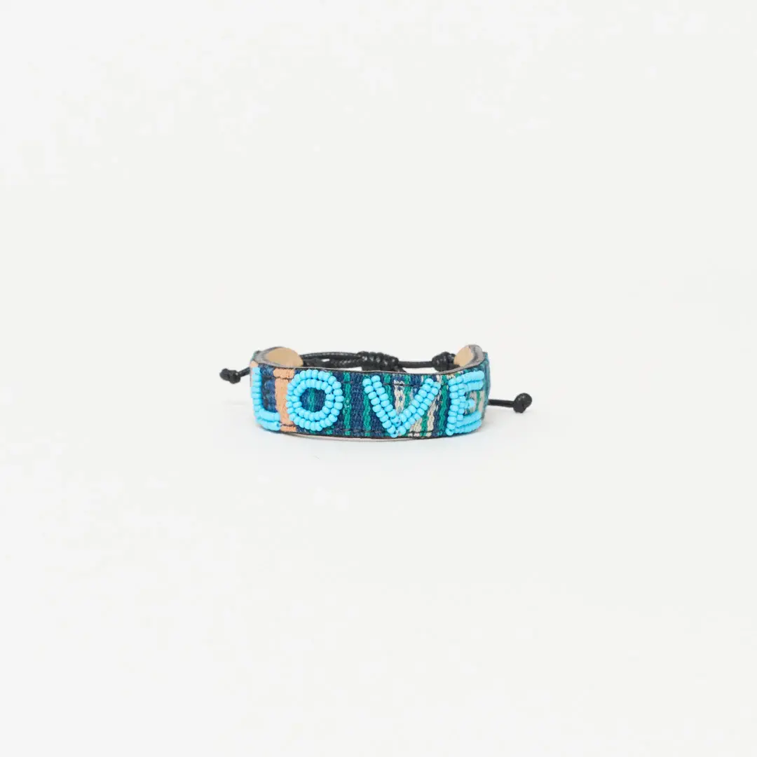 Mara Baule LOVE Bracelet - Turquoise