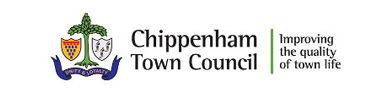 Chippenham Town Council logo with text: Improving the quality of town life.