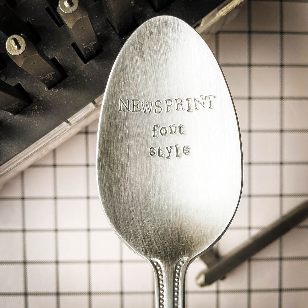 Thumbnail: Custom design dessert spoon