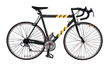 Yellow Stripes bicicleta