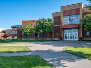 River Falls High School, a place shaped by Tim Linehan's legacy.