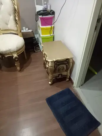 Luxury Handcrafted Carved Bedside Table Installed at Customer Home by Star Furniture Saharanpur