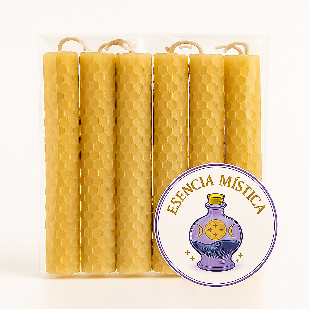 Pack 6 velas de miel