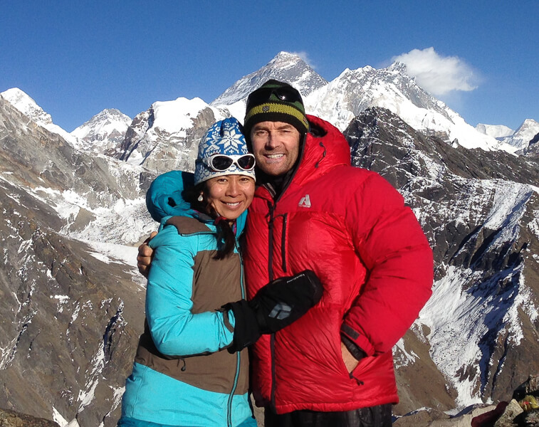 Gerry and Pia Moffatt in the Himalayas