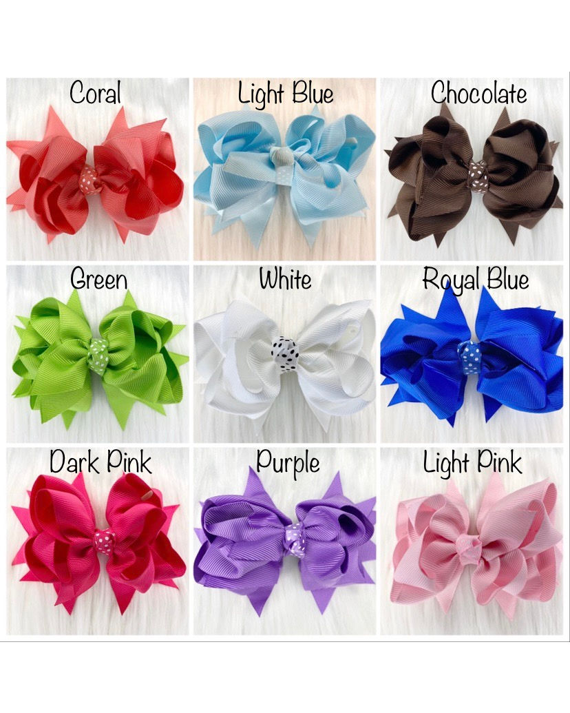 Thumbnail: Luxury Hair Bows | Polka Dot Collection