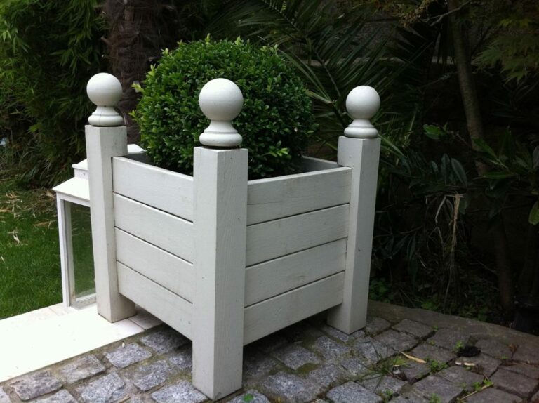 Thumbnail: Contemporary  Wooden Planter: Size 12