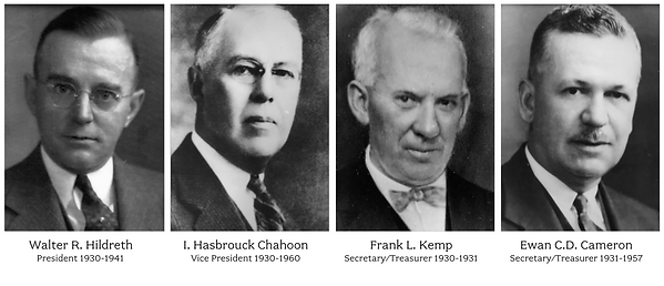 The founding members of Northern Insuring Agency, Inc.