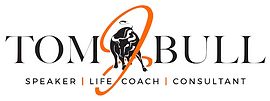 Black and Orange Tom J Bull Logo