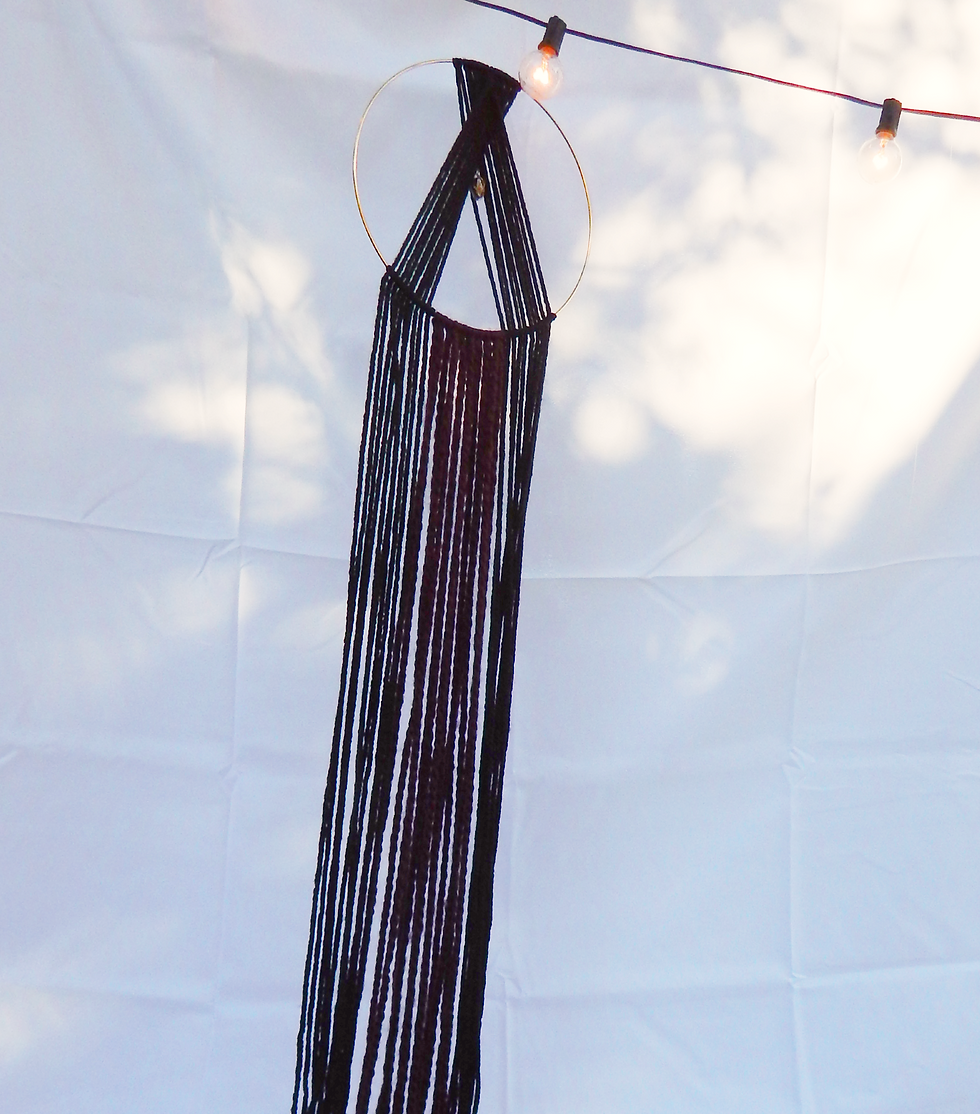 Thumbnail: Healer: Circular Macrame feat. Crystal and Choice of 2 Colors