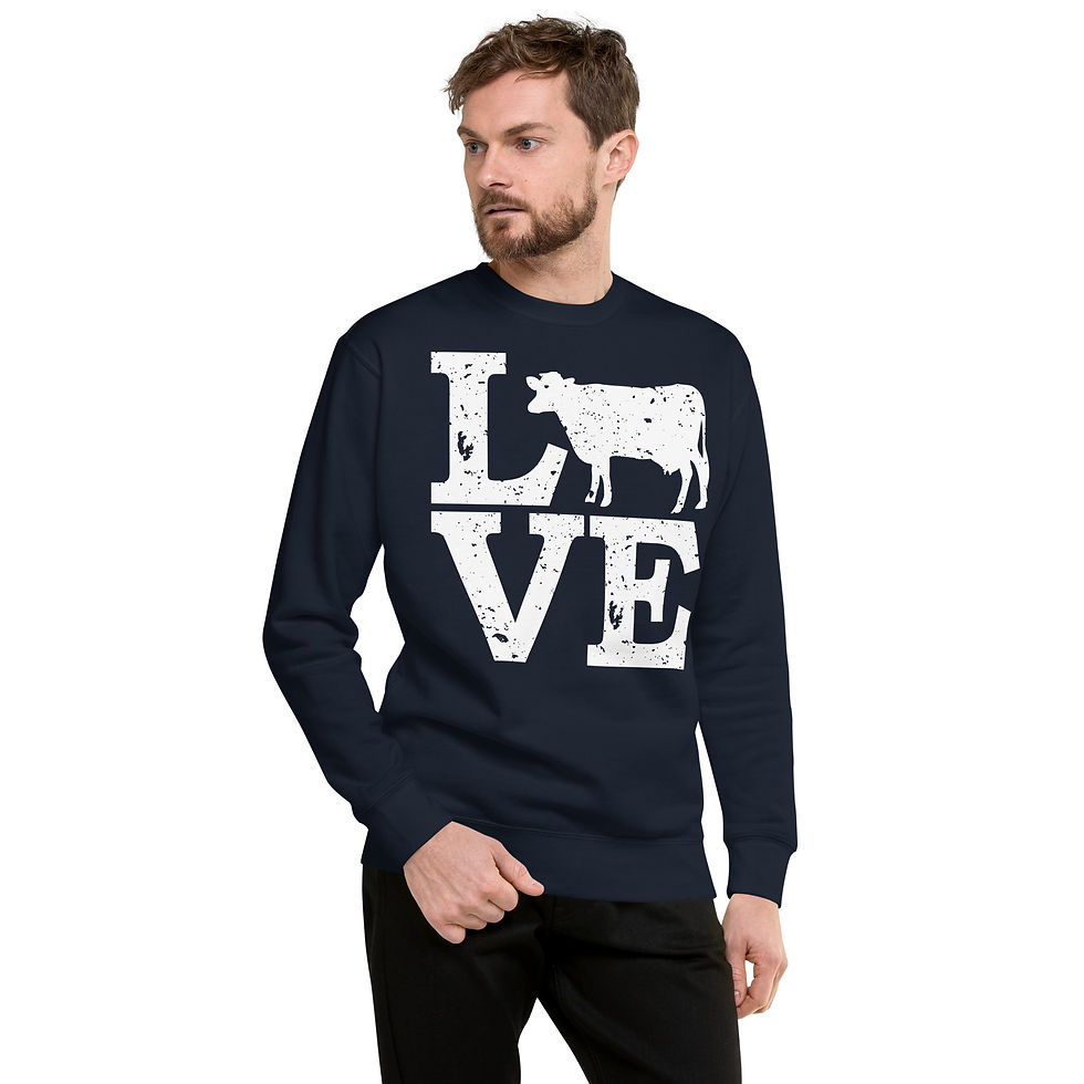 Thumbnail: Cow lover Unisex Premium Sweatshirt