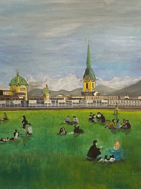 Bern and The Jungfrau- ART IST ARLO