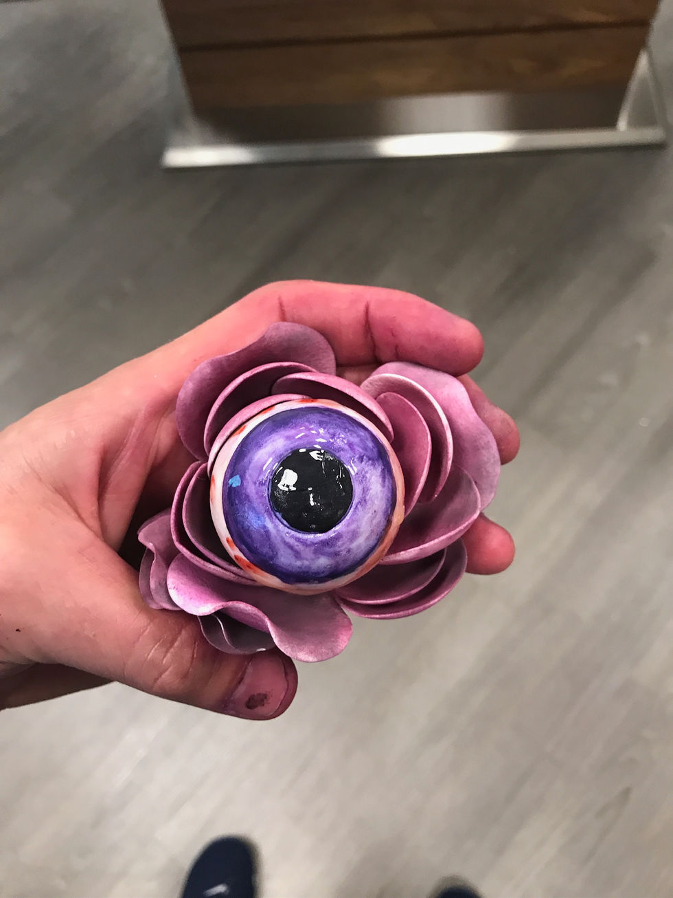 Edible Eyeballs for Halloween Shoot