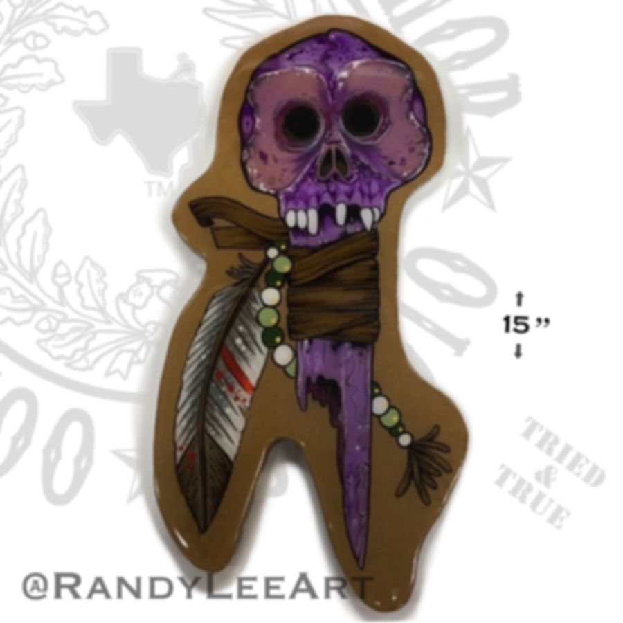 Hand Painted Wood Cut Wall Art