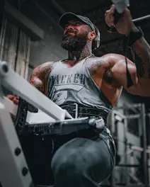 Bodybuilder at House of Pain