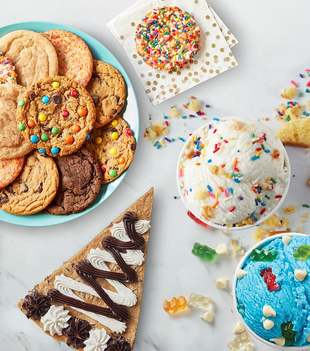 Fresh-baked cookie variety at Great American Cookies Bee Cave TX