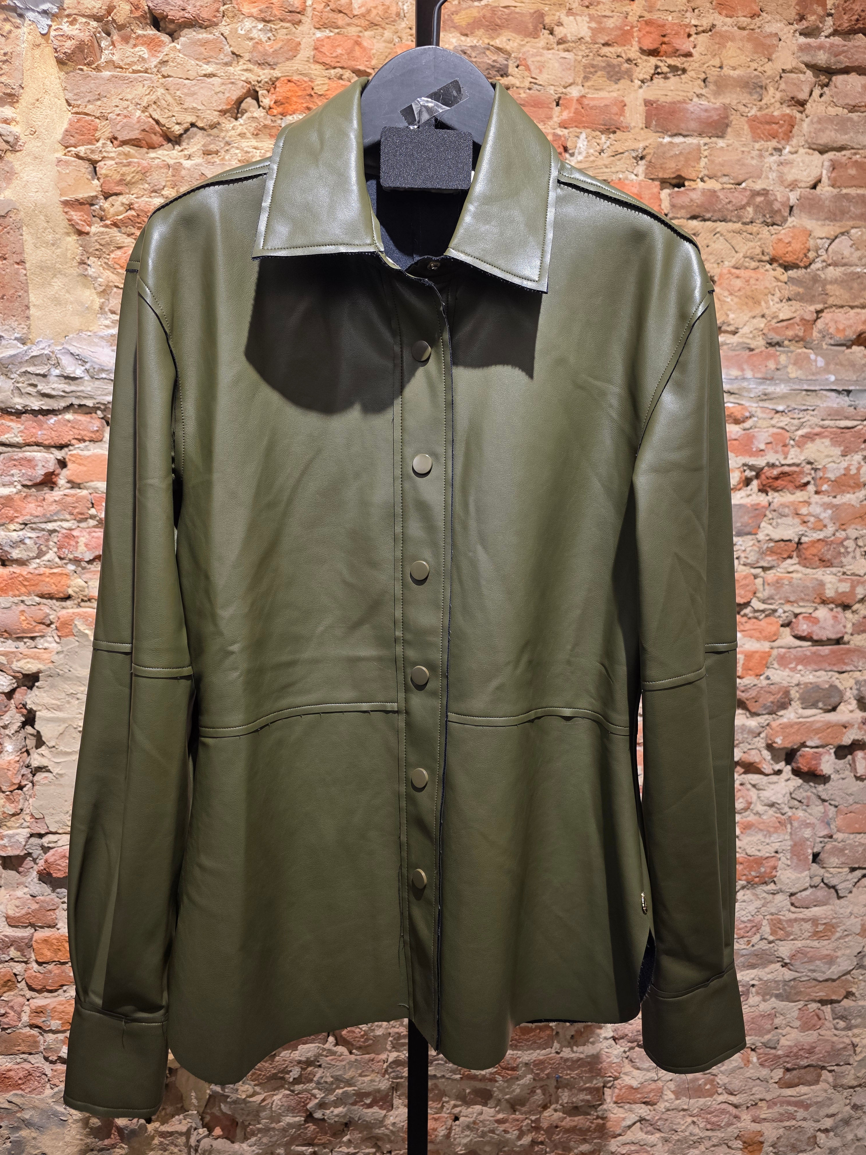 Leia Groen Shirt vegan Leder