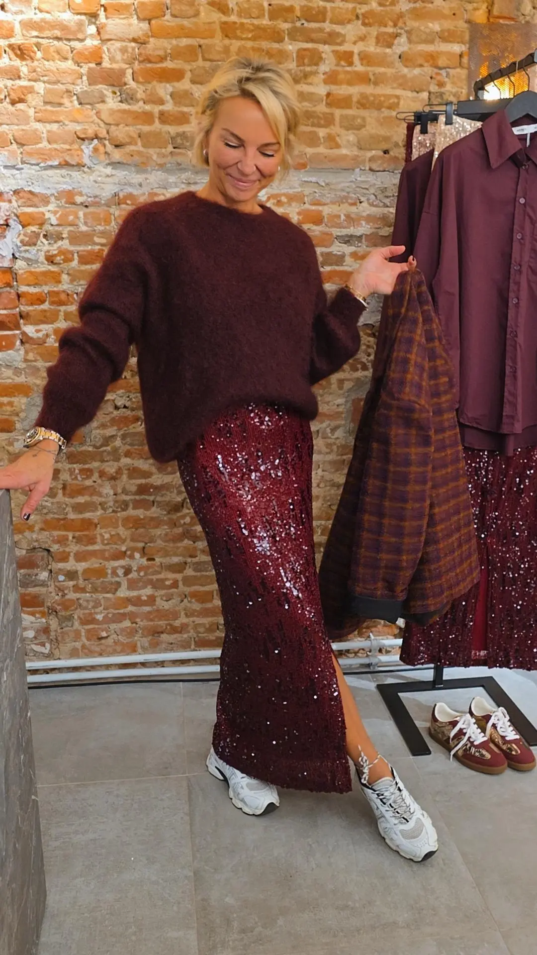 Palma Knitwear Burgundy 